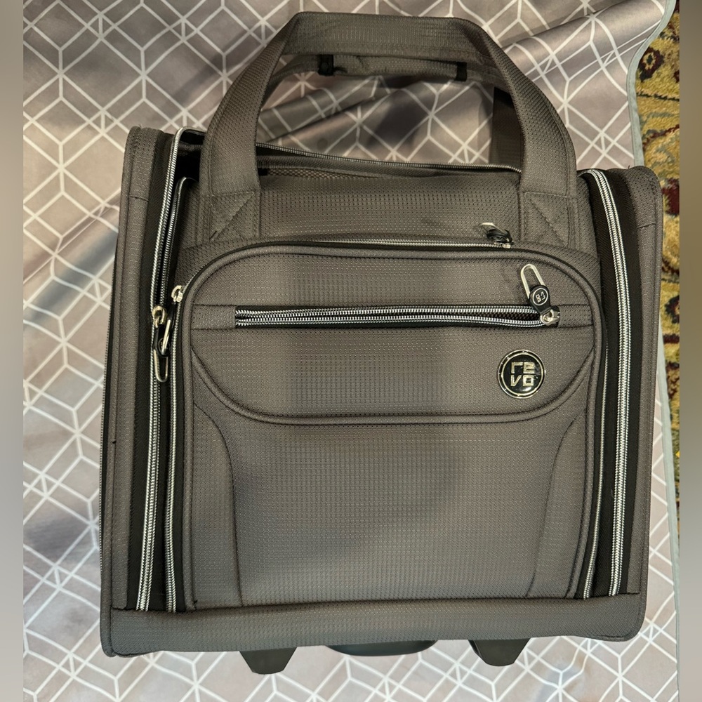 Underseat rolling suitcase, never used